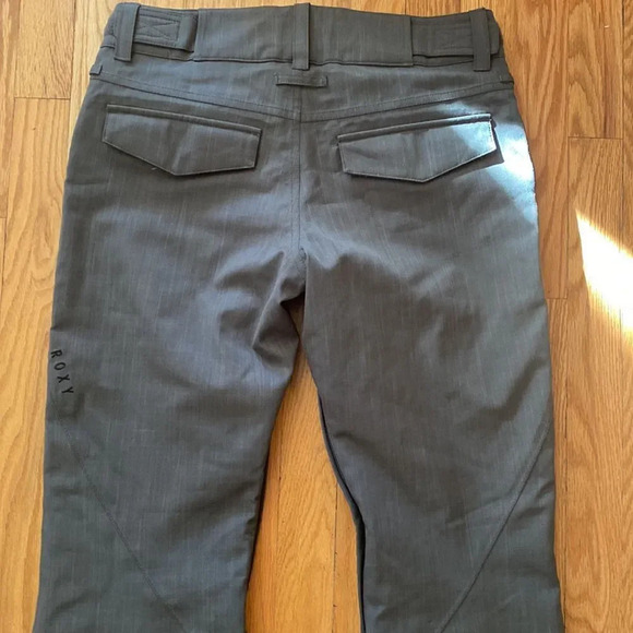 ROXY sz S insulated slim fit 10k pants ski snowboarding excellent condition grey - Picture 8 of 12